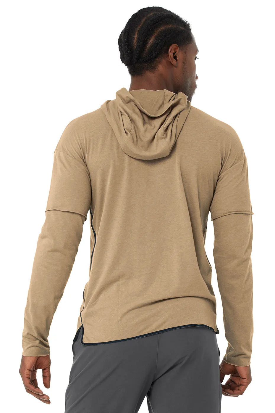 2-In-1 Pullover Hoodie - Gravel