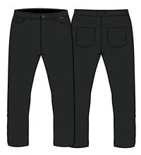 365 5 Pocket Trouser - Black