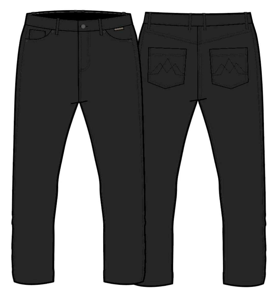 365 5 Pocket Trouser - Black