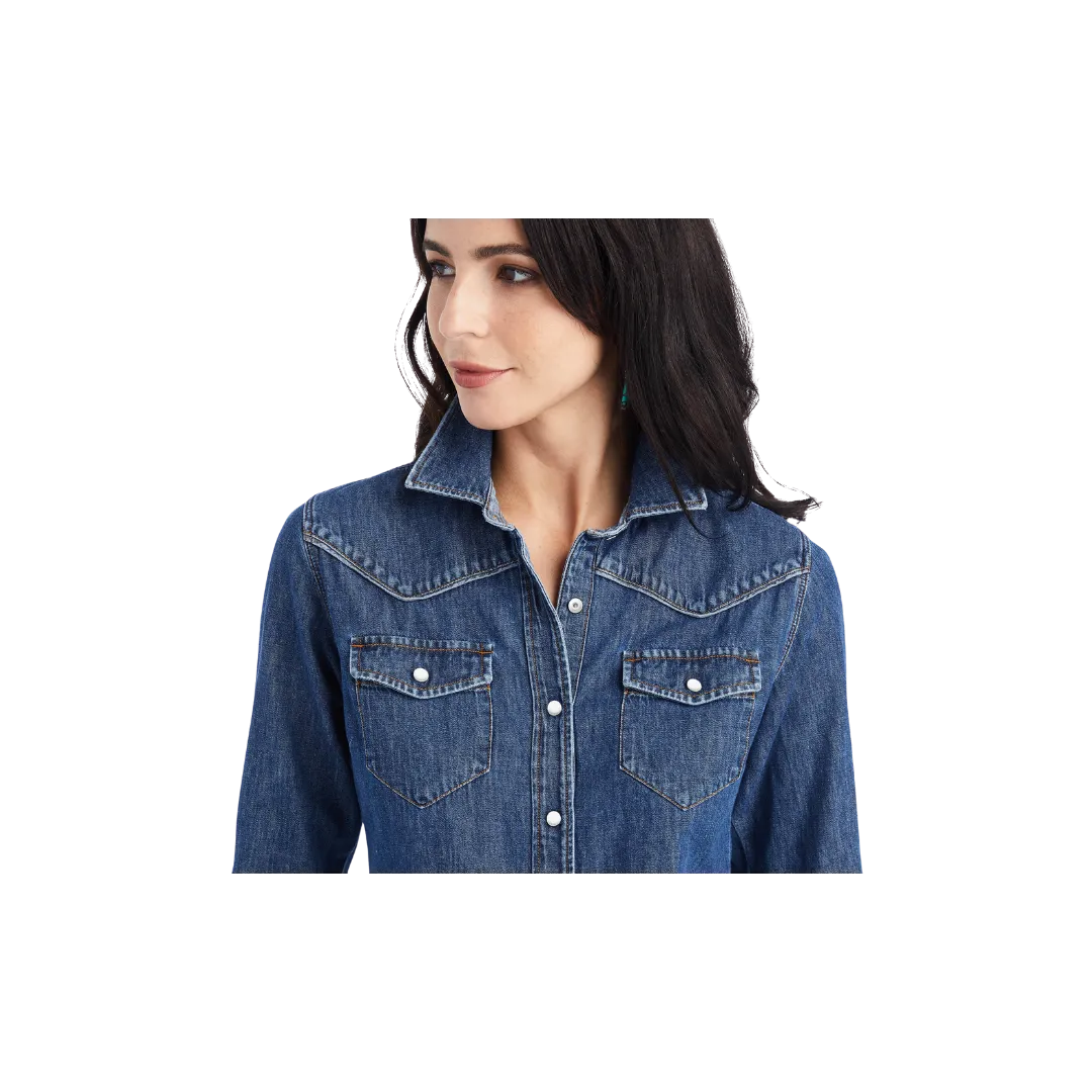 Ariat Women's Farriday Denim Bluelight Shirt