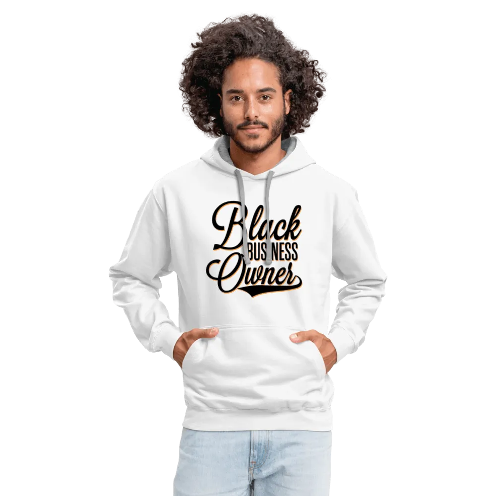 Black Business Owner Unisex Contrast Hoodie