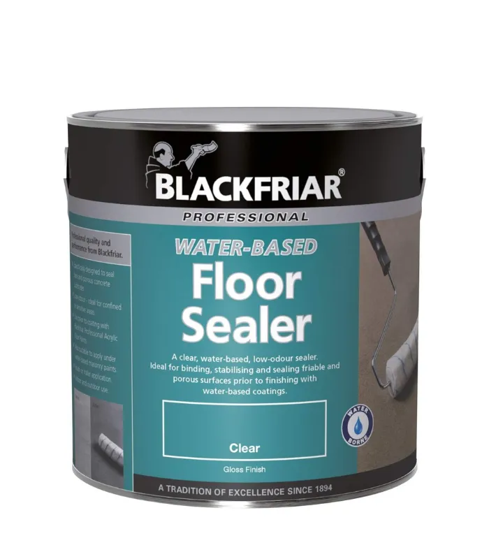 Blackfriar Professional Water Based Floor Sealer - Clear Gloss - 5 Litre