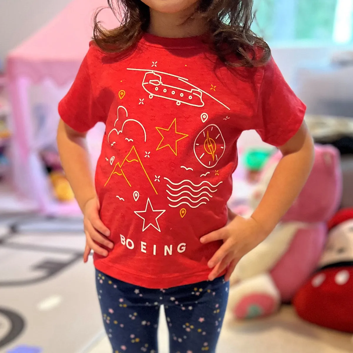 Boeing Defense Doodle Toddler T-Shirt