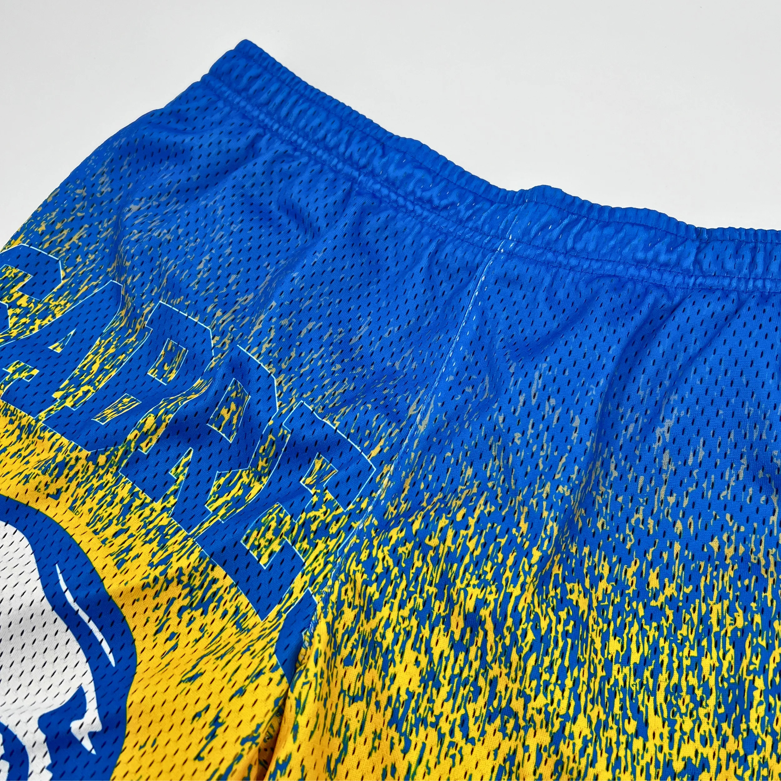 Buffalo Sabres Royal & Gold With Big Logo Mesh Shorts