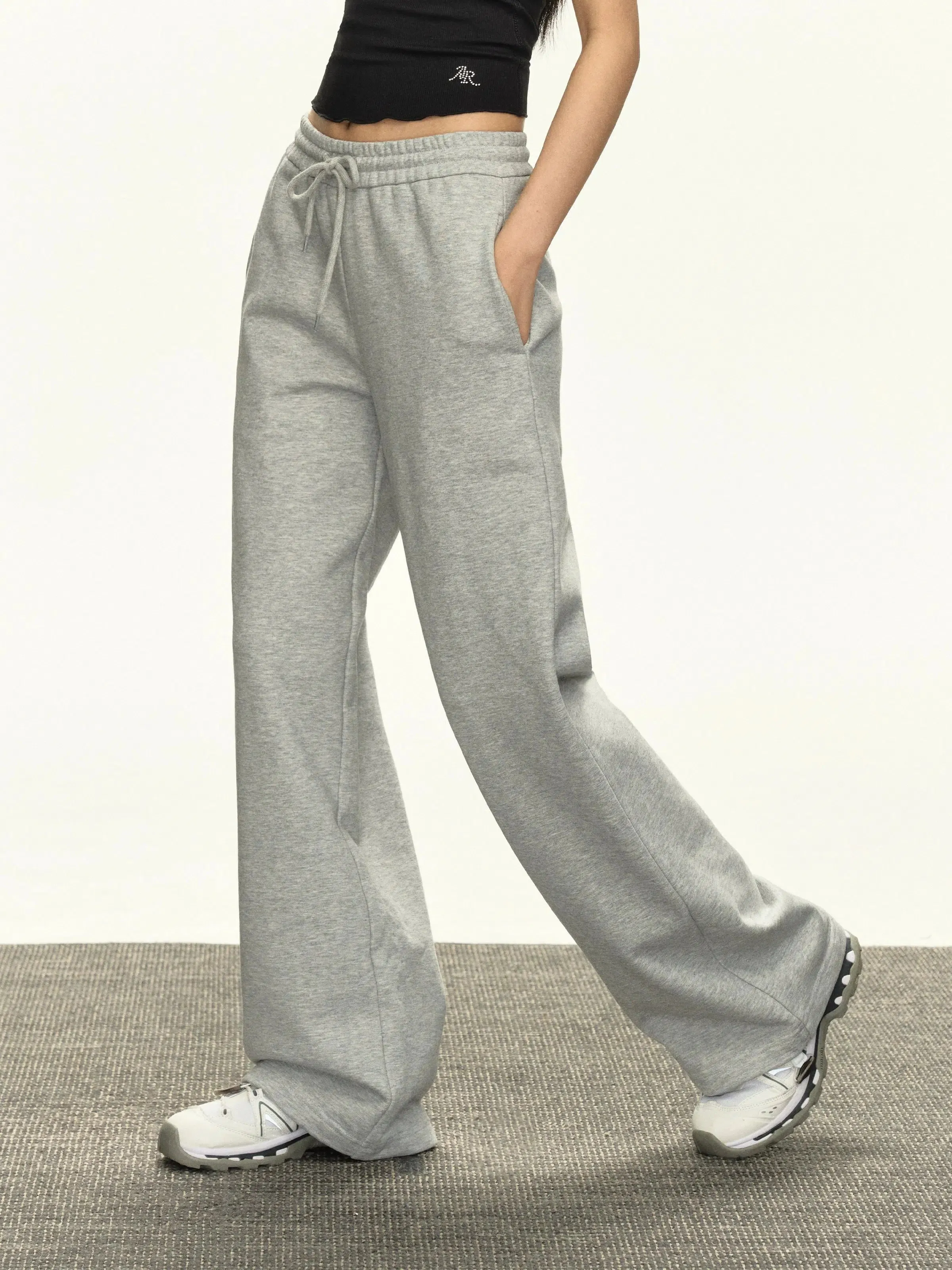 Casual Drawstring Waist Comfy Pants