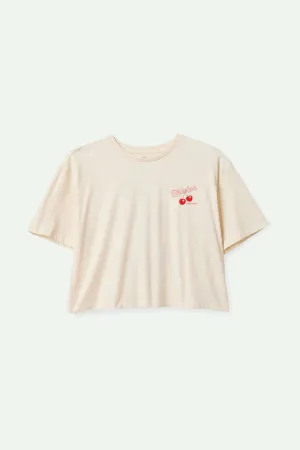 Cherry Skimmer S/S T-Shirt - Off White