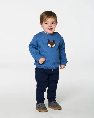 DPD Quilted Fox Sweatsuit Set for Boy