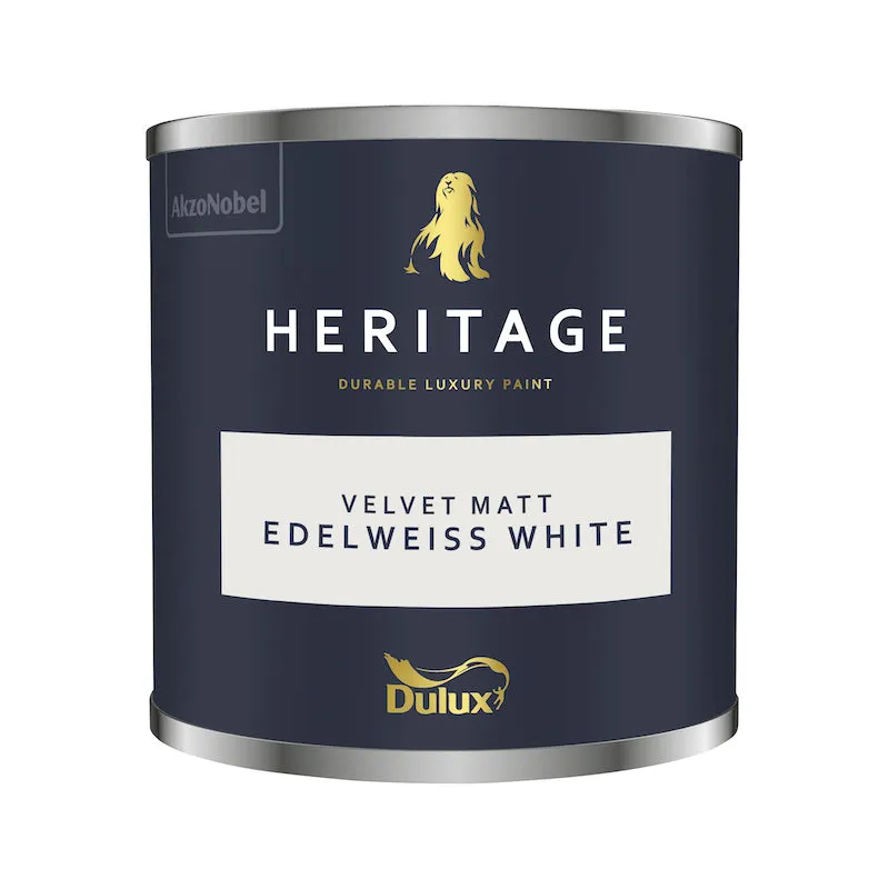 Dulux Heritage Matt Emulsion - Edelweiss White