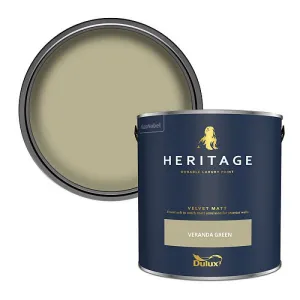 Dulux Heritage Matt Emulsion - Veranda Green