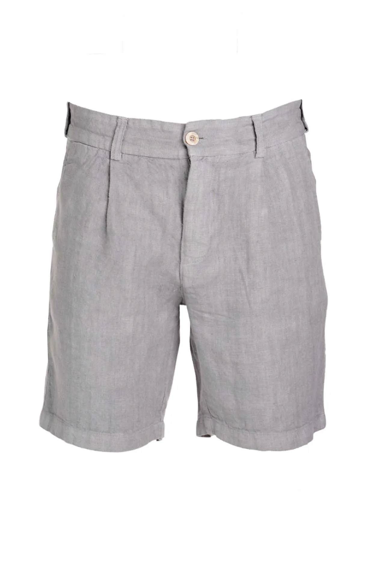 Erasmos Linen Bermuda Shorts