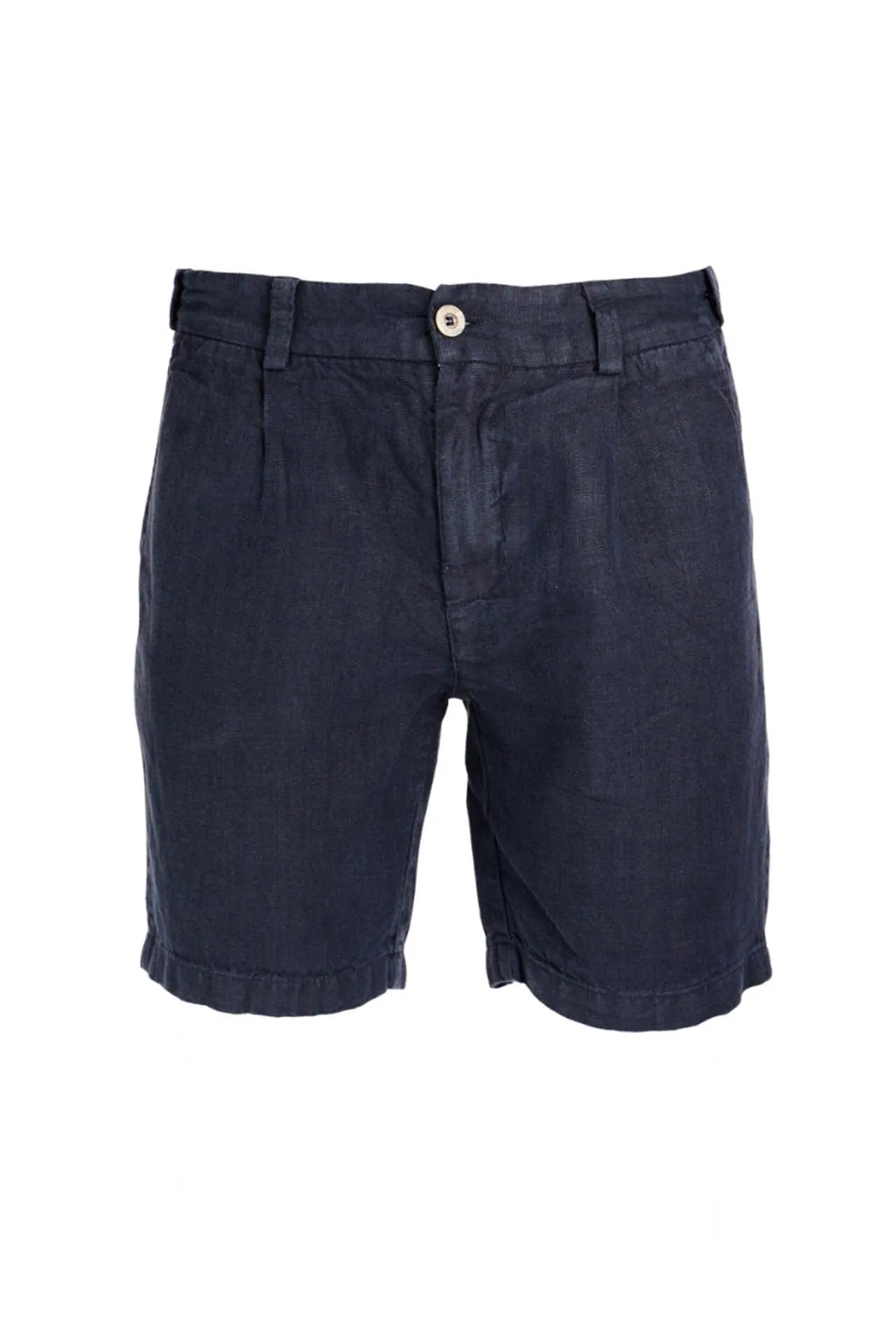 Erasmos Linen Bermuda Shorts