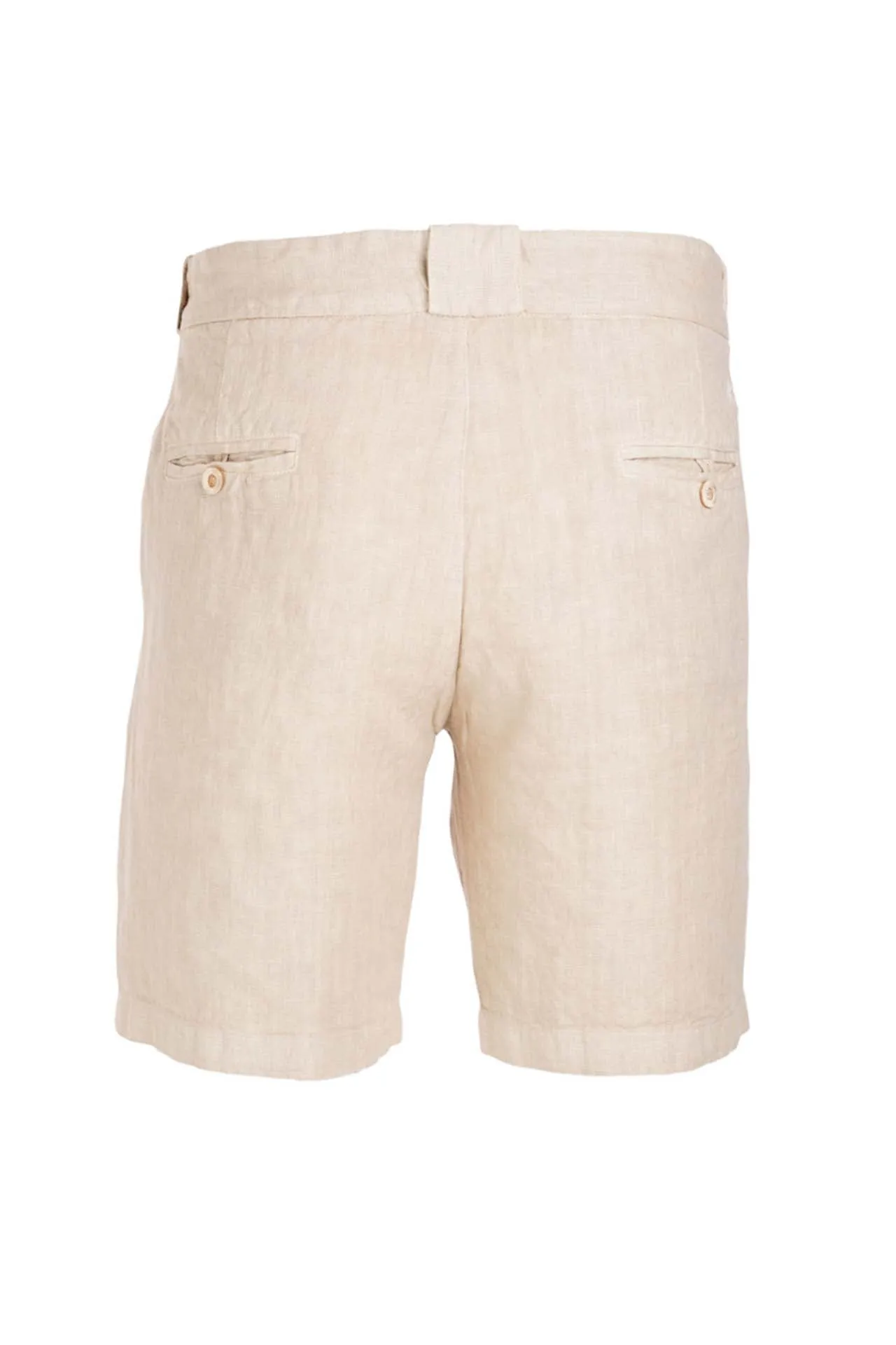 Erasmos Linen Bermuda Shorts