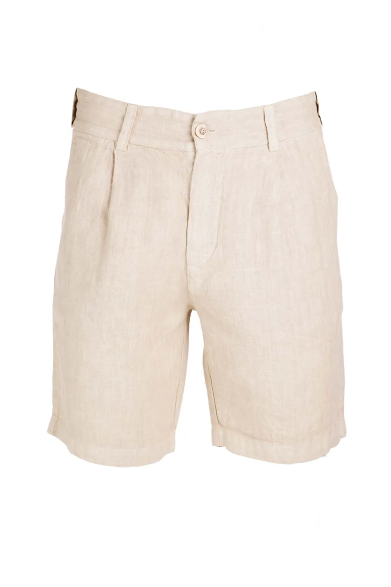 Erasmos Linen Bermuda Shorts