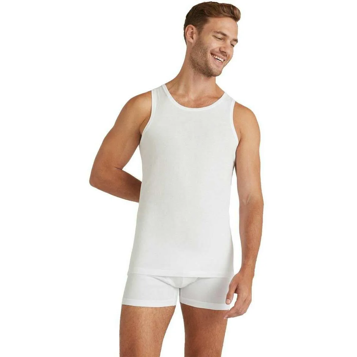 Falke Daily Natural Singlet Top - White