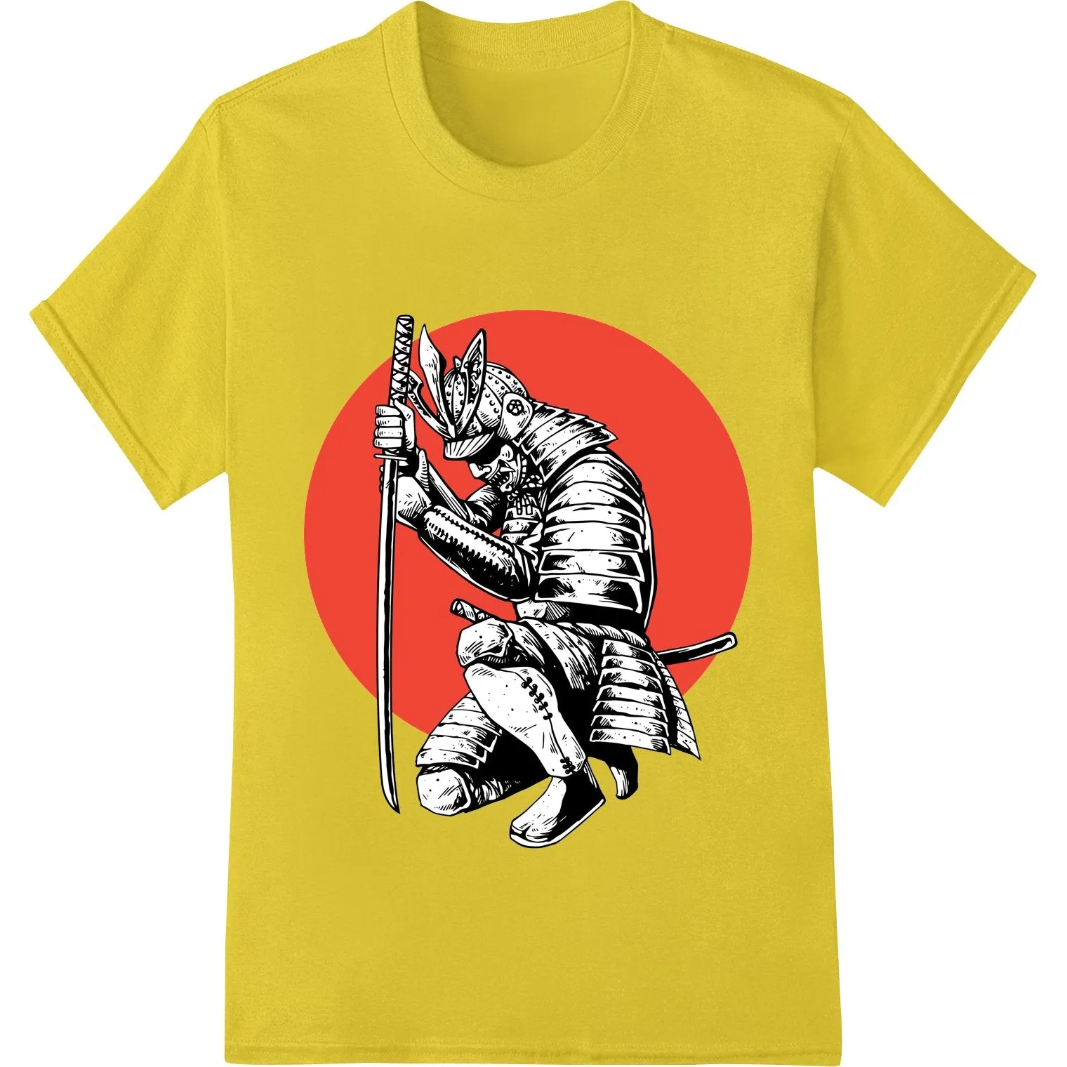 Fearless Samurai Warrior | Japanese DTF Print Heat Transfer