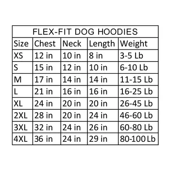 Flex-Fit Dog Hoodie - Purple