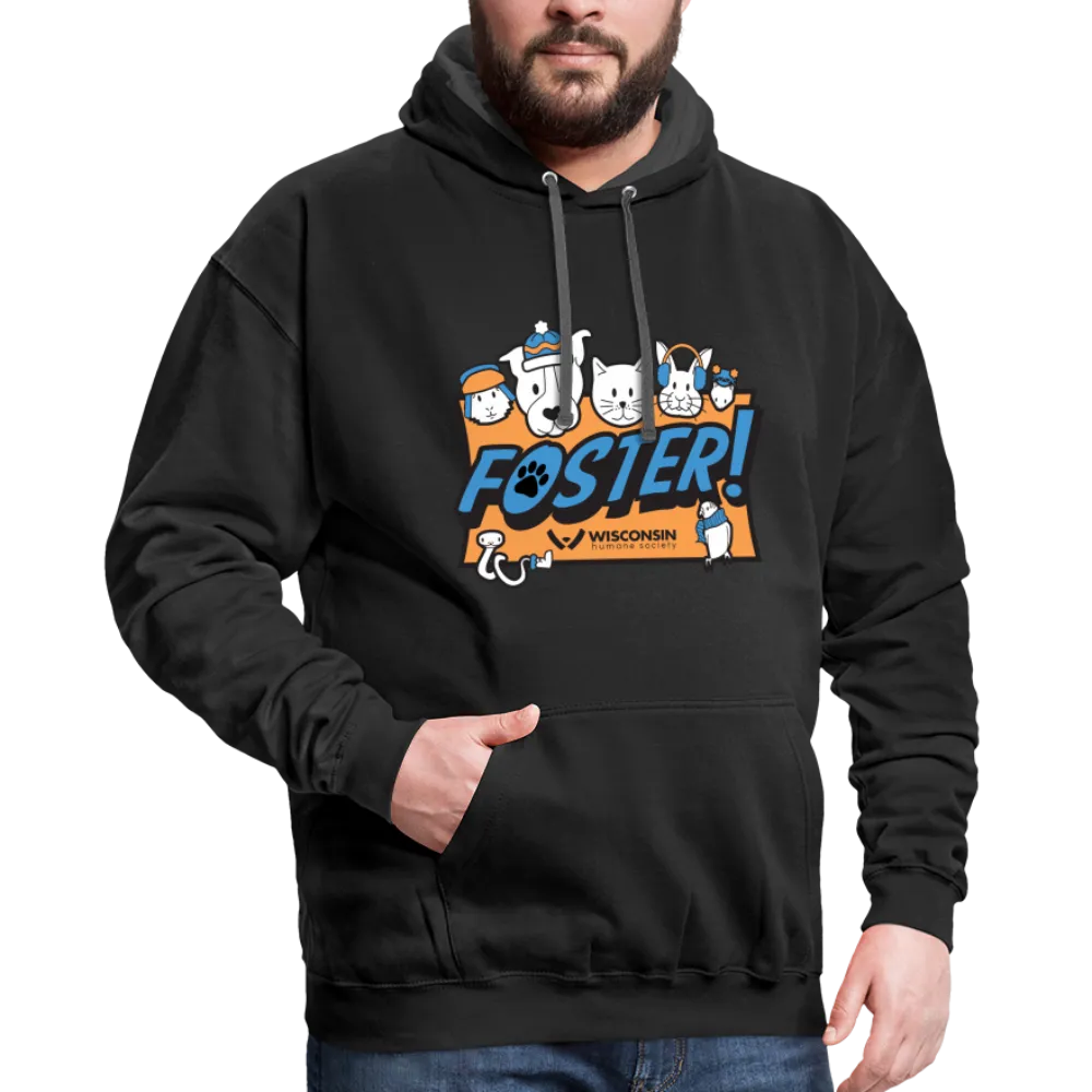 Foster Winter Logo Contrast Hoodie