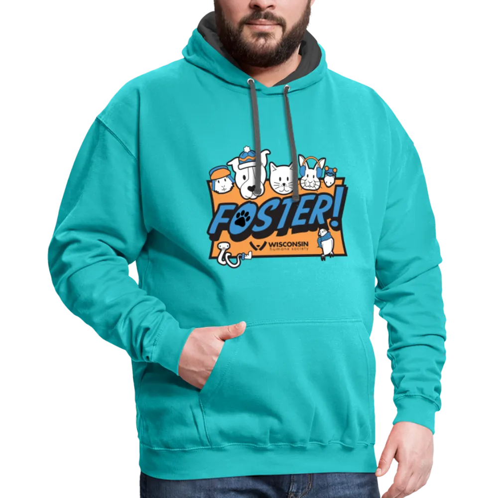 Foster Winter Logo Contrast Hoodie