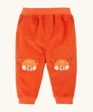 Frugi Cassius Cord Trousers - Bonfire/Red Panda