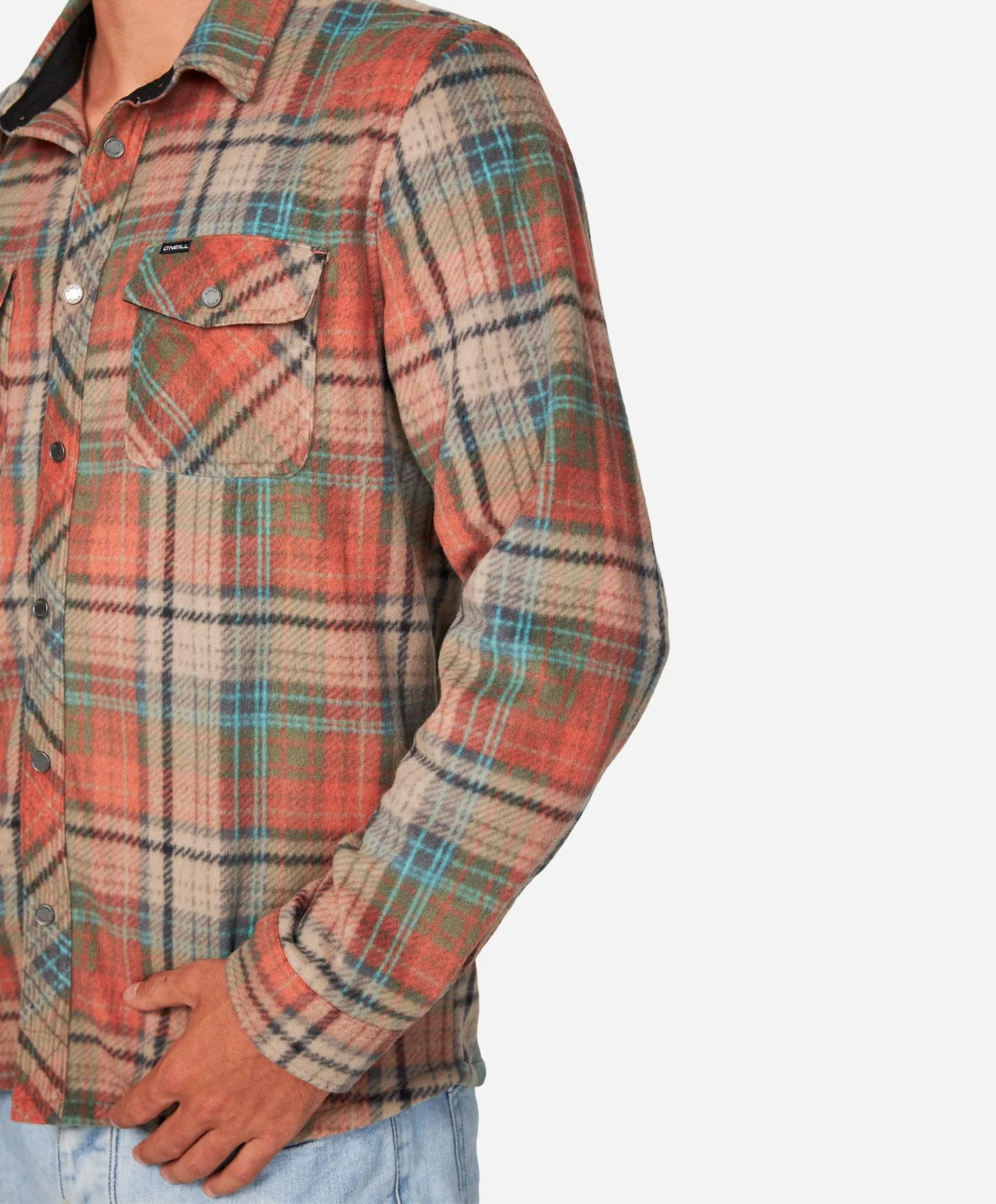 Glacier Plaid Superfleece Flannel Shirt - Canyon Clay