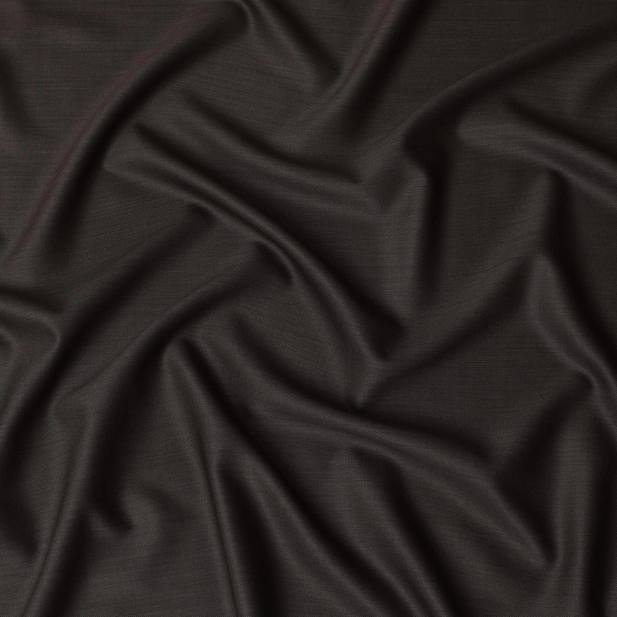 Greyish brown Premium pure Italian Super 120's all wool suiting fabric in self design-D16461