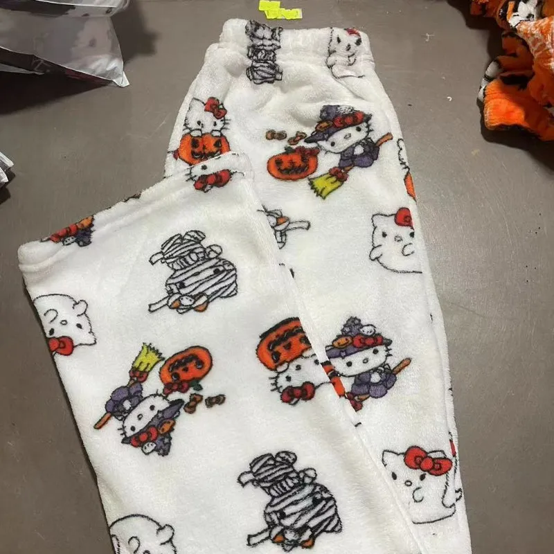 Halloween Kitty Pajama Pants