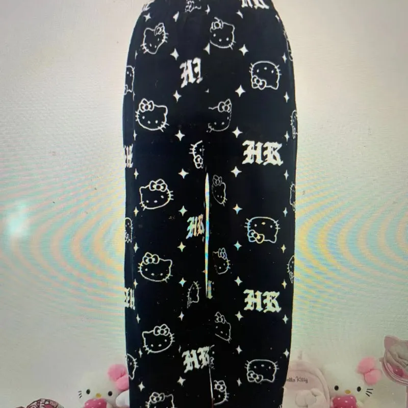 Halloween Kitty Pajama Pants