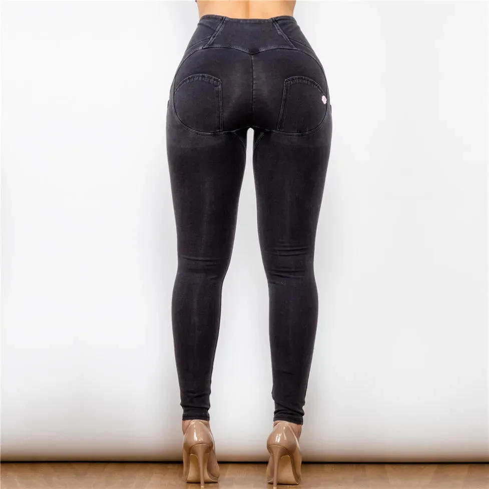 High Waist Women's Sleek Jeans Leggings