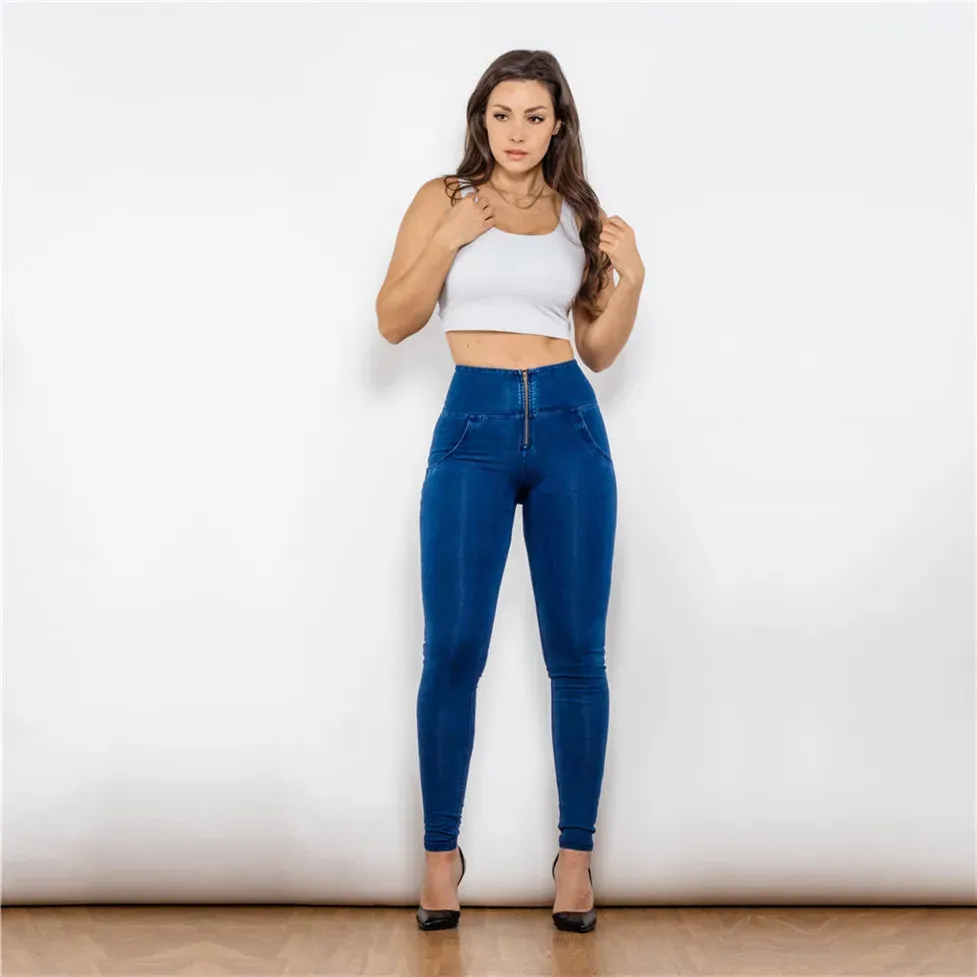 High Waist Women's Sleek Jeans Leggings