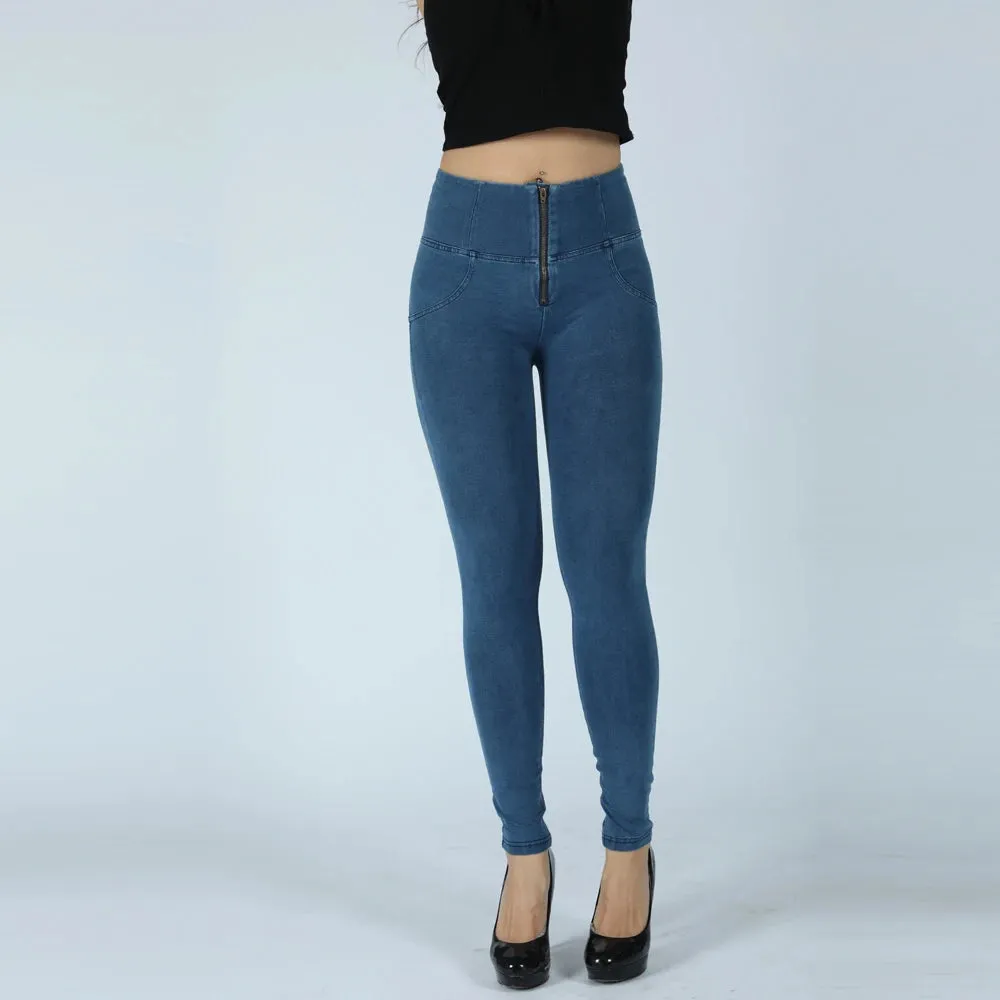 High Waist Women's Sleek Jeans Leggings