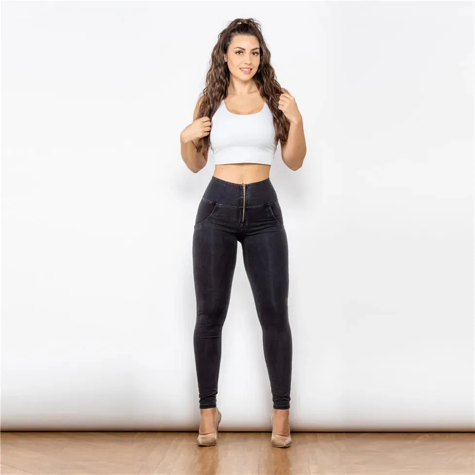 High Waist Women's Sleek Jeans Leggings