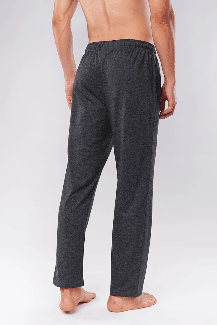 Jersey Pajamas - Heather Grey & Charcoal Grey Pack Of 2