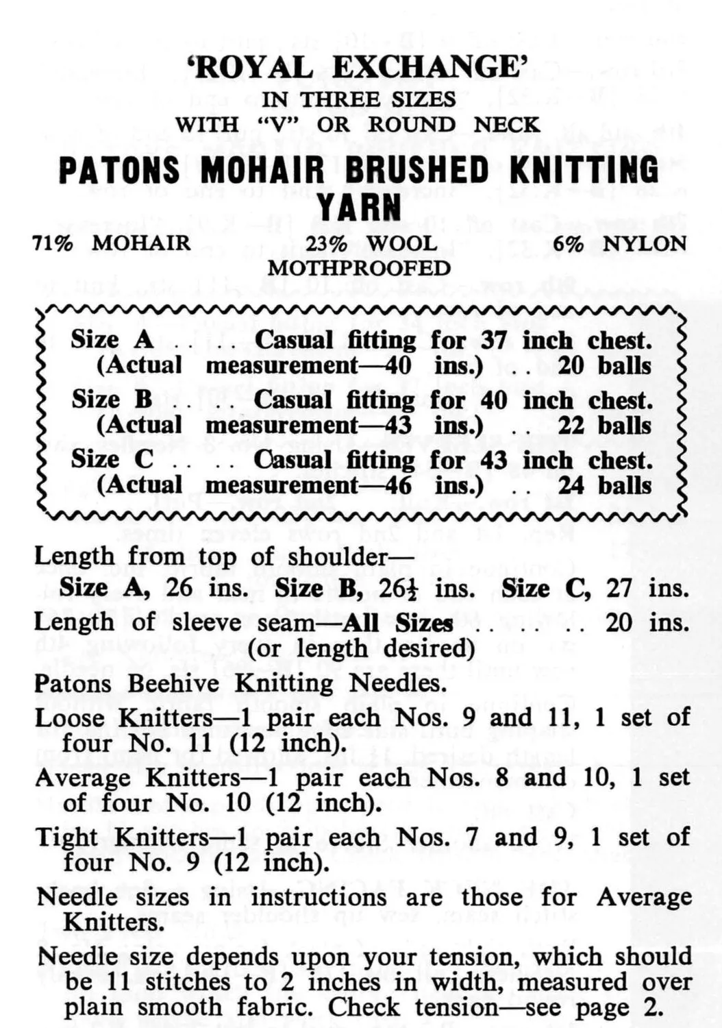 Knitted Sweaters, His & Her Mohair Jumper Pattern, Instant Download