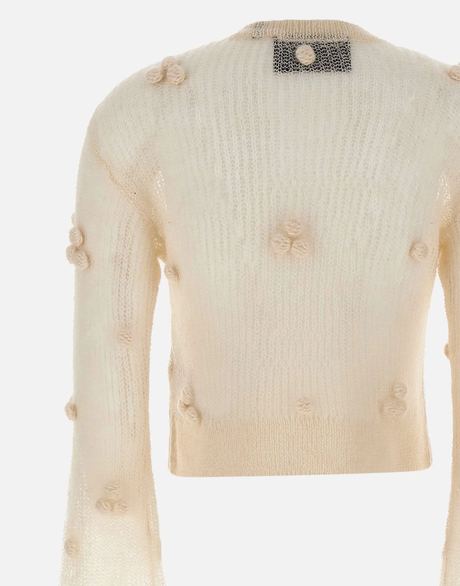 Light Knit Sweater with Flared Cuffs