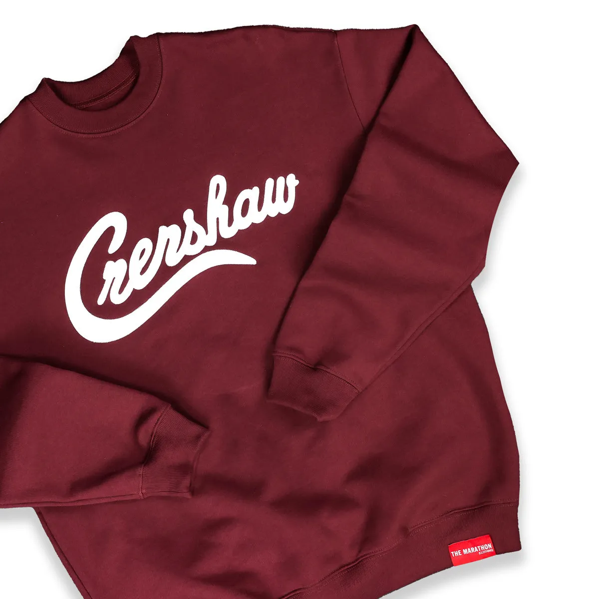 Limited Edition Ultra Crenshaw Crewneck - Burgundy/White