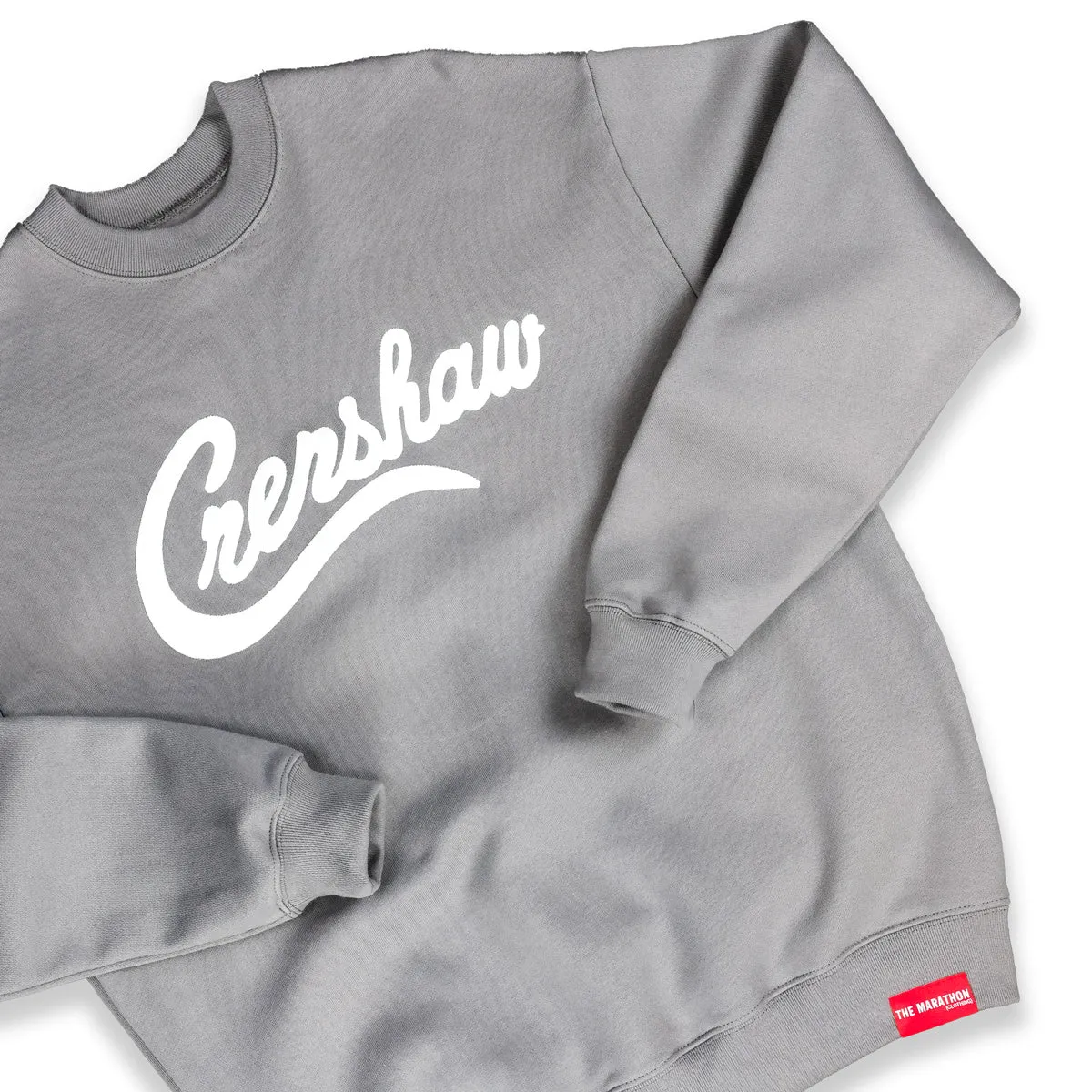 Limited Edition Ultra Crenshaw Crewneck - Slate Grey/White