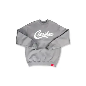 Limited Edition Ultra Crenshaw Crewneck - Slate Grey/White