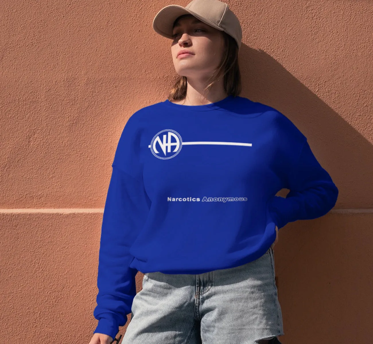 NA Basic Text Sweatshirt