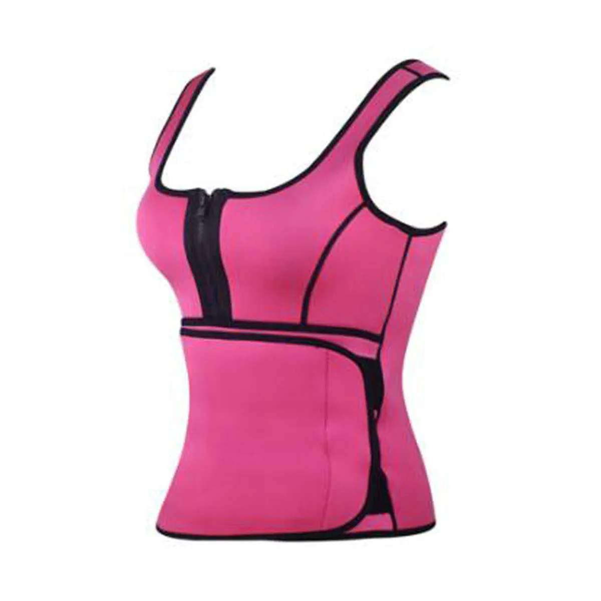 Neoprene Sauna Sports Corset Far Burning Self-heating Sweating Vest Adsjustable Bodywear Vest Tracksuit