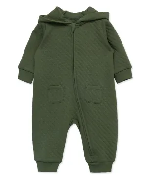 Olive Quilt Hooded Coverall