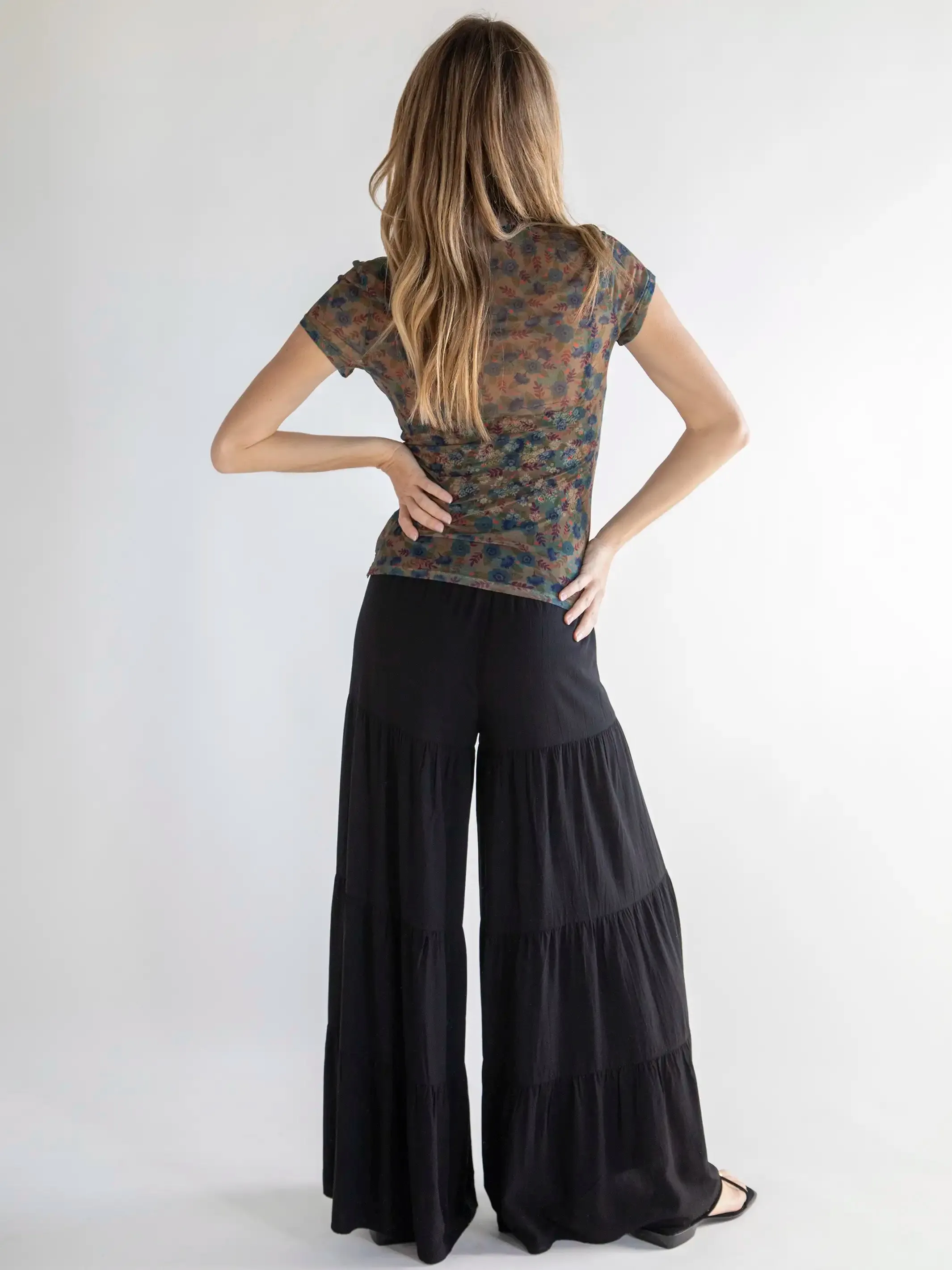 Patti Palazzo Pant - Black