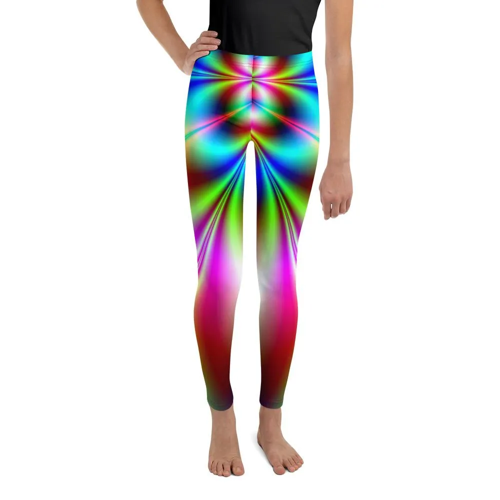 Psychedelic Neon Youth Leggings