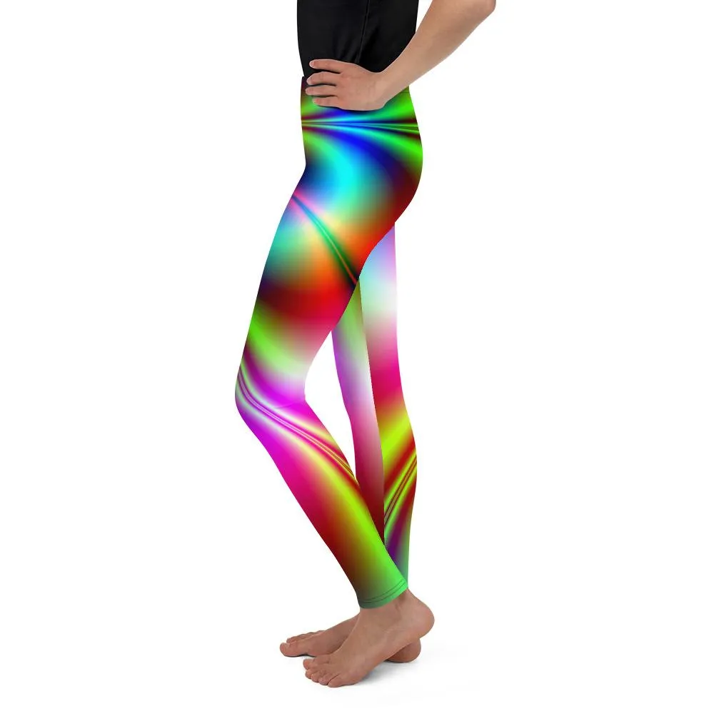 Psychedelic Neon Youth Leggings