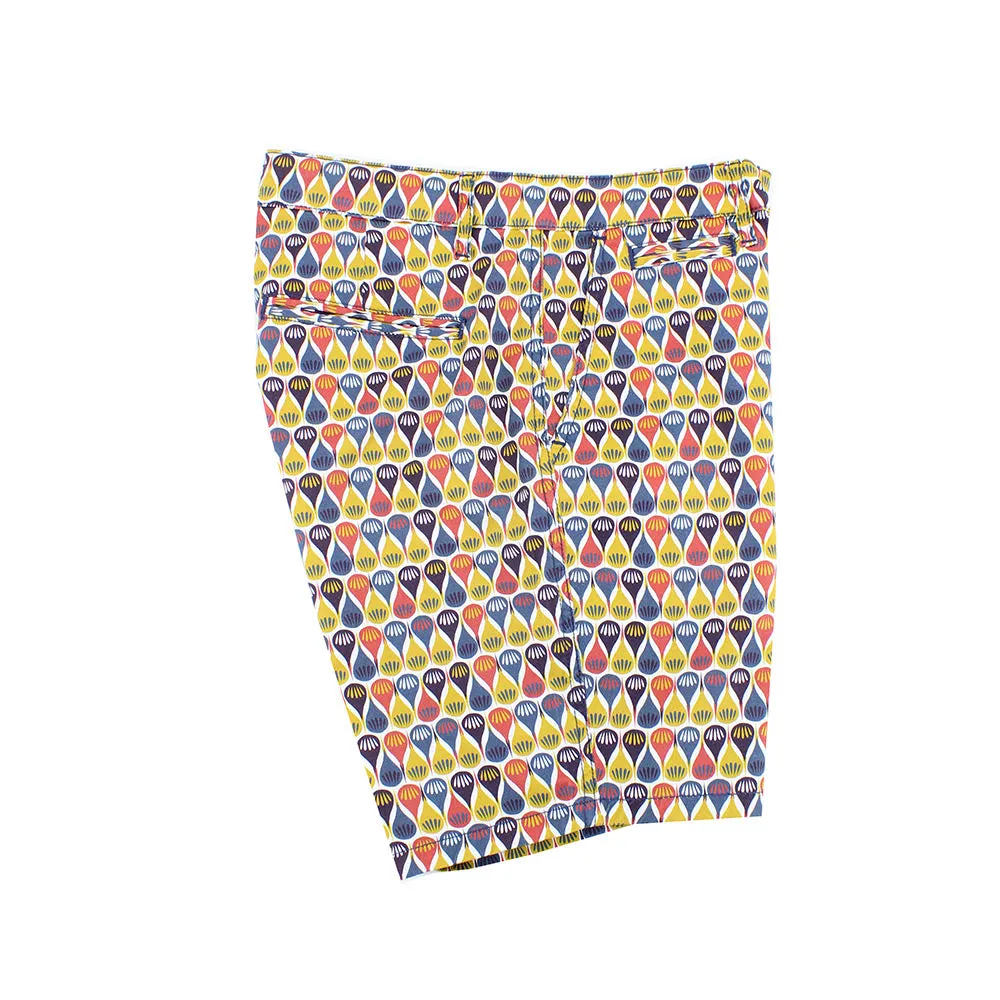 Retro Print Colorful Shorts