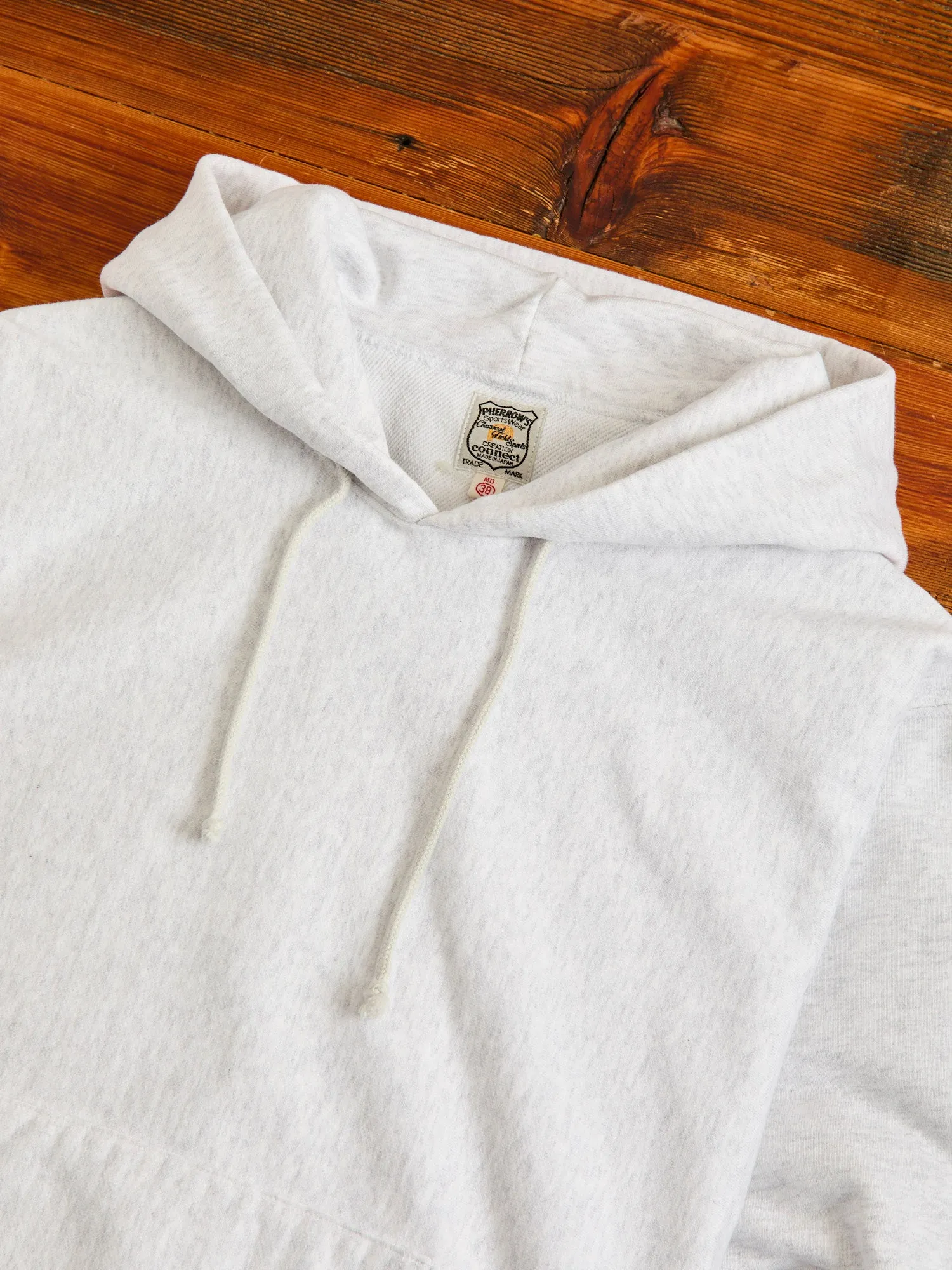 Reverse Weave Heavyweight Pullover Hoodie in Oatmeal