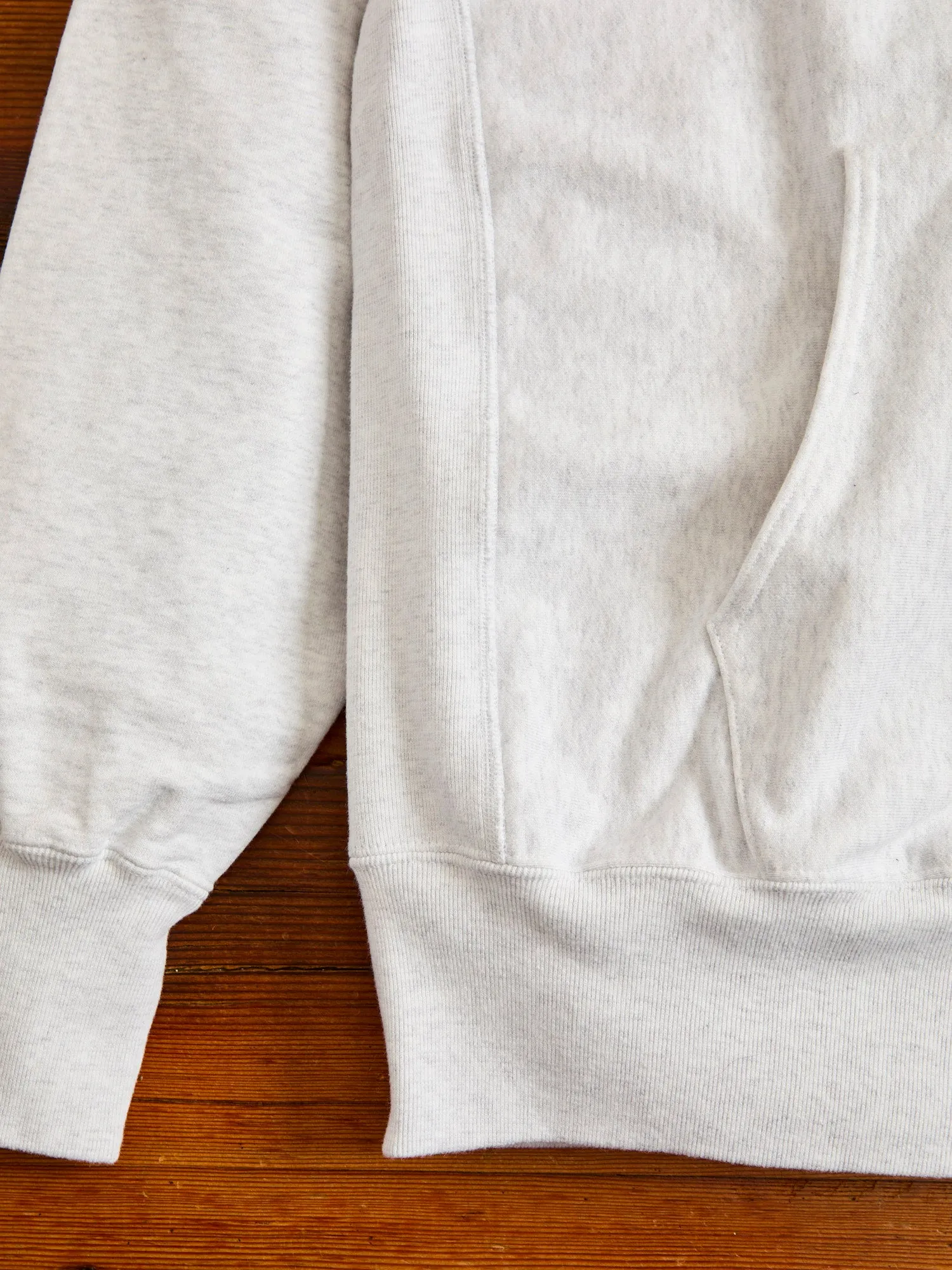 Reverse Weave Heavyweight Pullover Hoodie in Oatmeal