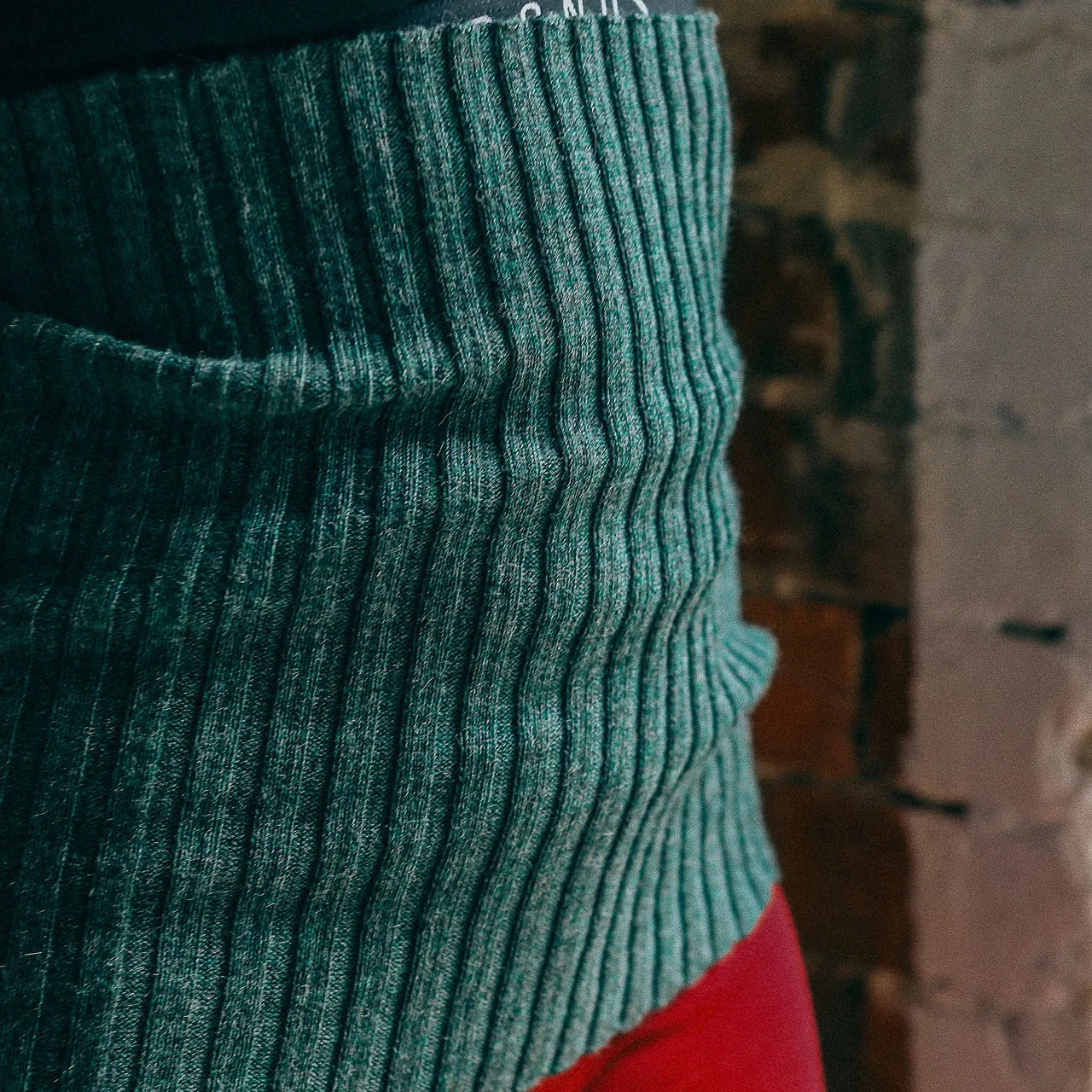 Rib Belly Warmer in 100% Baby Alpaca