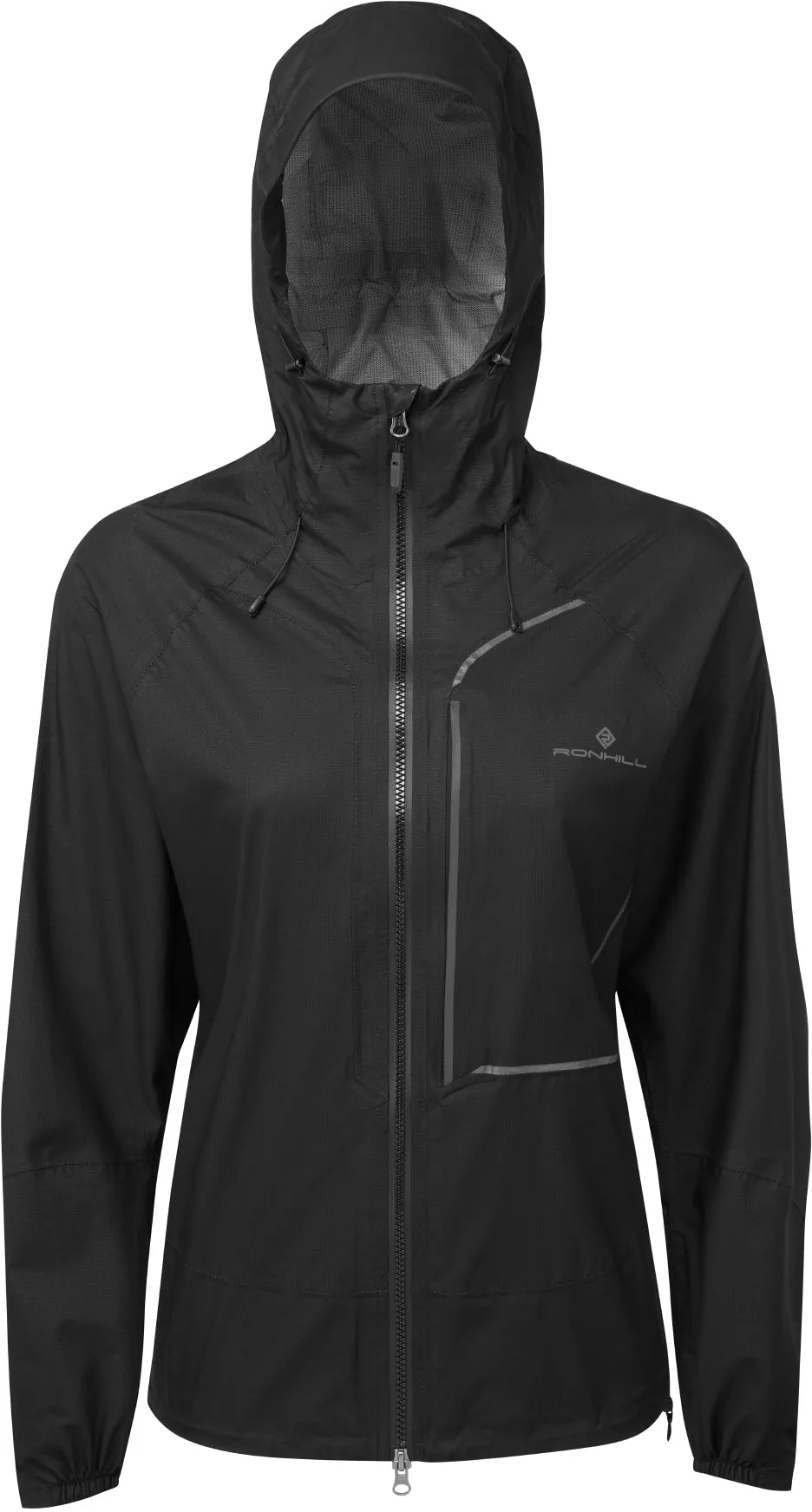 Ronhill Tech Fortify Waterproof Womens Running Jacket - Black