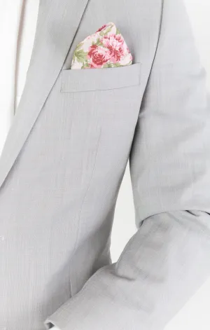 Sam Pocket Square ~ Garden Romantic