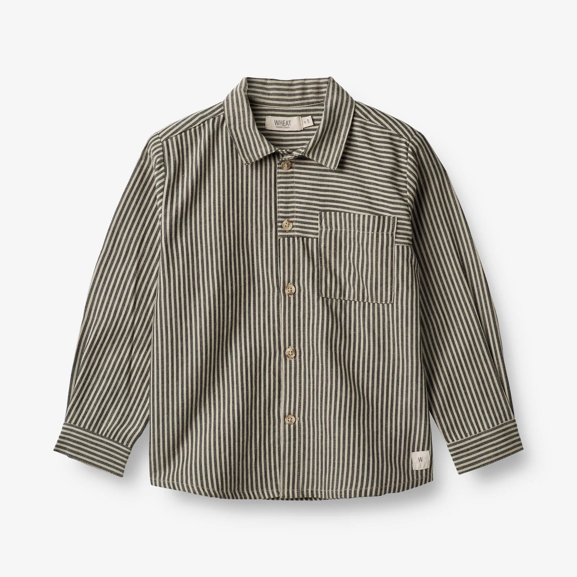 Shirt Ole - black coal stripe